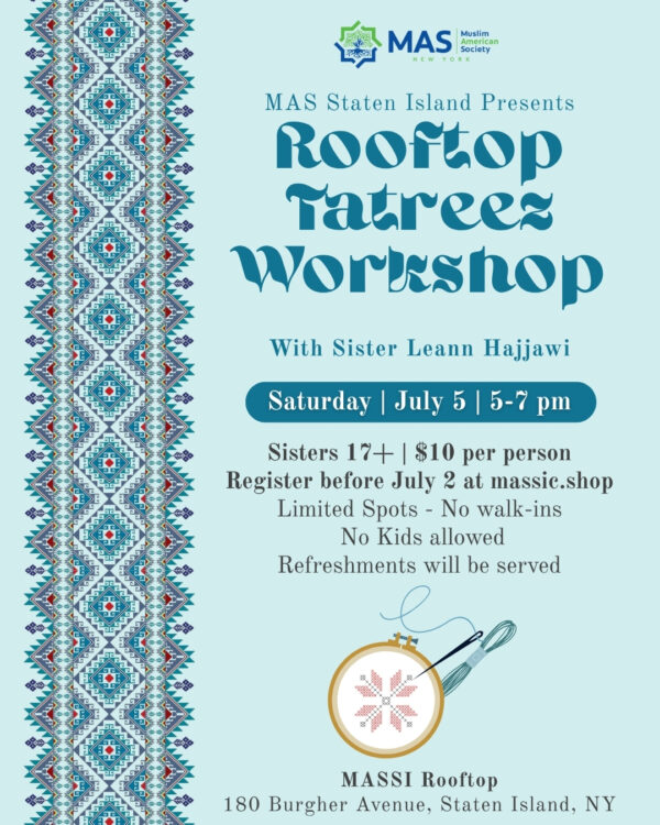 Tatreez Workshop