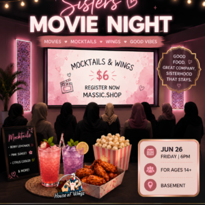 Sisters Movie Night for Ages 14+